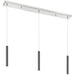 Forest Brushed Nickel LED Island Billiard Pendant | theLightShop