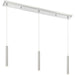 Forest Brushed Nickel LED Island Billiard Pendant | theLightShop