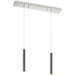 Forest Brushed Nickel LED Island Billiard Pendant | theLightShop