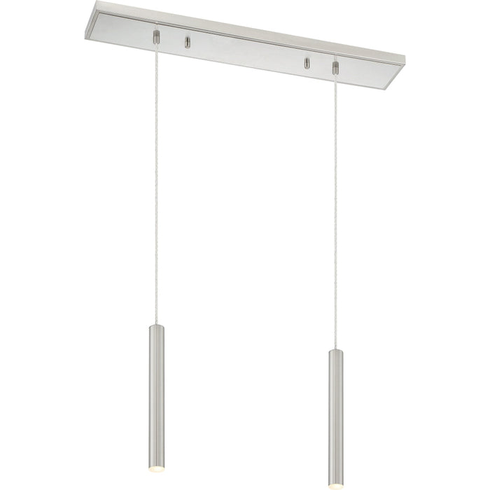 Forest Brushed Nickel LED Island Billiard Pendant | theLightShop