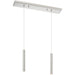 Forest Brushed Nickel LED Island Billiard Pendant | theLightShop