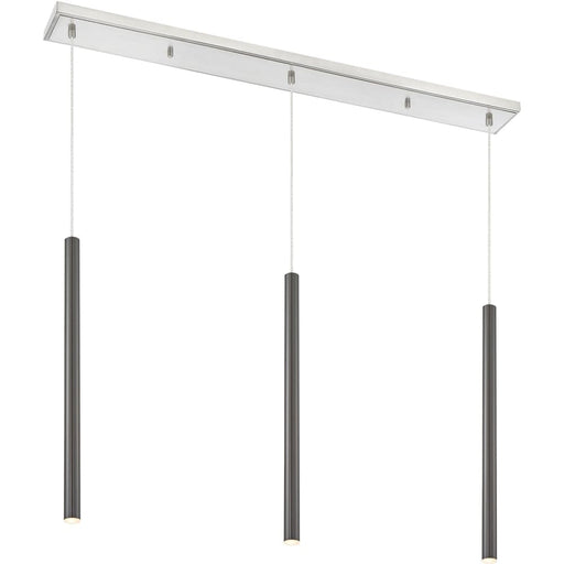 Forest Brushed Nickel LED Island Billiard Pendant | theLightShop
