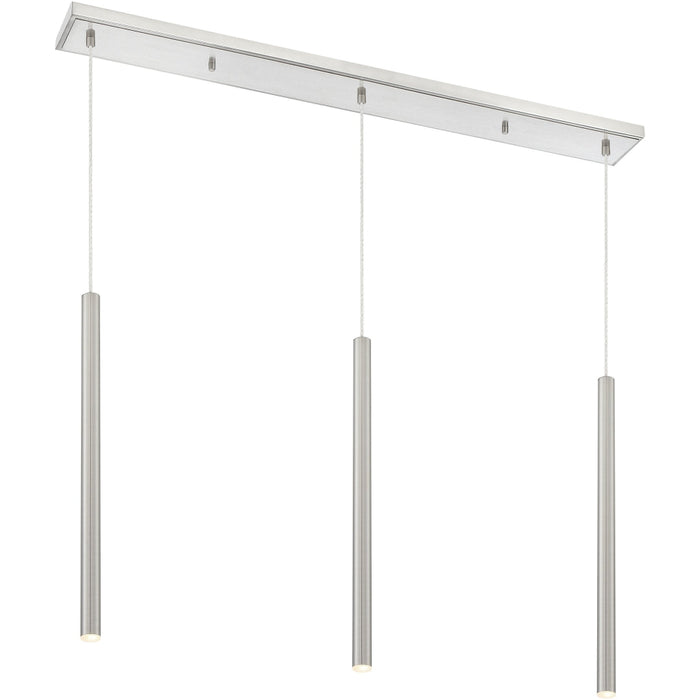 Forest Brushed Nickel LED Island Billiard Pendant | theLightShop