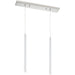 Forest Brushed Nickel LED Island Billiard Pendant | theLightShop