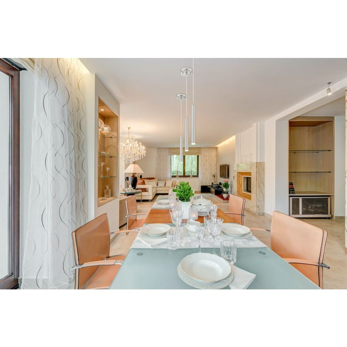 Forest Brushed Nickel LED Mini-Pendant - Mini-Pendants