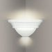 Formentera Ibiza Bisque Corner Wall Sconce - Corner Wall Sconce