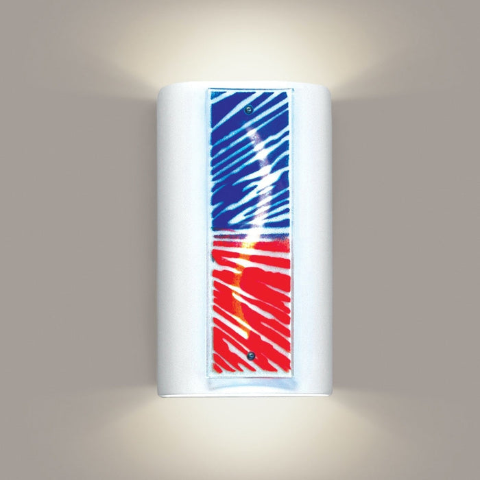 Fourth Of July Satin White Wall Sconce - Wall Sconce