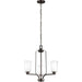 Franport Burnt Sienna Chandelier - Chandeliers