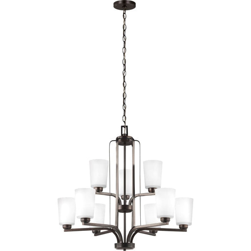 Franport Burnt Sienna LED Chandelier - Chandeliers