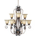 Fremont Platinum Dusk Chandelier - Chandeliers