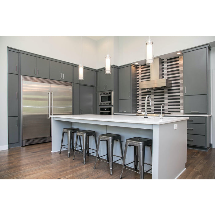 Frost Polished Chrome Single Pendant - Pendants