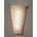 Frosted Marble Glass Conical Wireless Battery Operated LED Wall Sconce - Wireless Wall Sconce