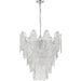 Frozen Cascade Polished Chrome Chandelier - Chandeliers