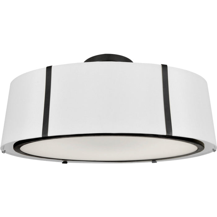Fulton 6 Light Matte Black Ceiling Mount - Ceiling Mount