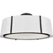 Fulton 6 Light Matte Black Ceiling Mount - Ceiling Mount