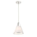 Fulton Polished Nickel 1 Light Pendant Crystorama FUL-900-PN