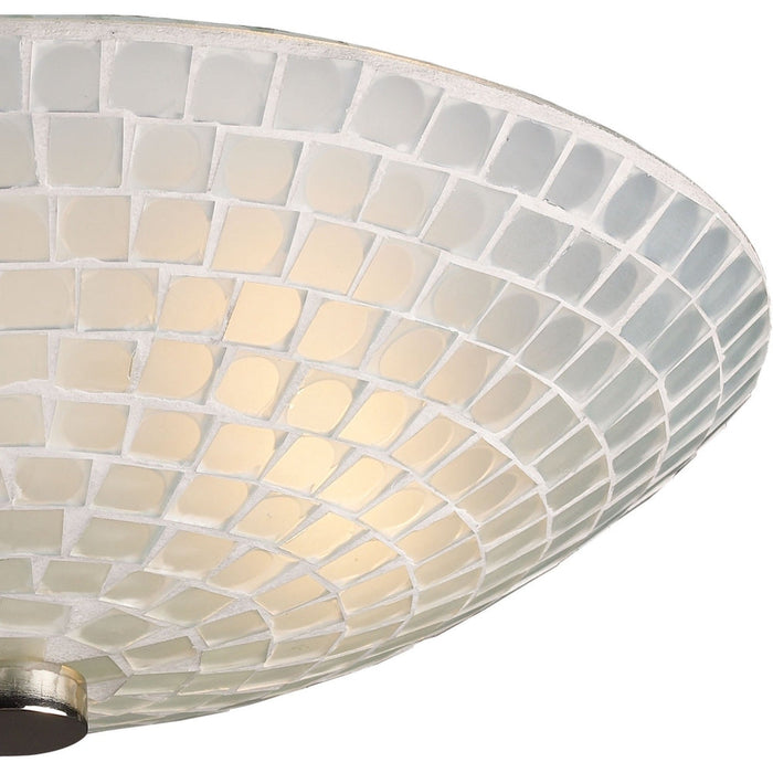 Fusion Satin Nickel Semi Flush Mount - Semi-Flushmounts