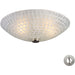 Fusion Satin Nickel Semi Flush Mount - Semi-Flushmounts