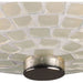 Fusion Satin Nickel Semi Flush Mount - Semi-Flushmounts