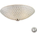 Fusion Satin Nickel Semi Flush Mount - Semi-Flushmounts