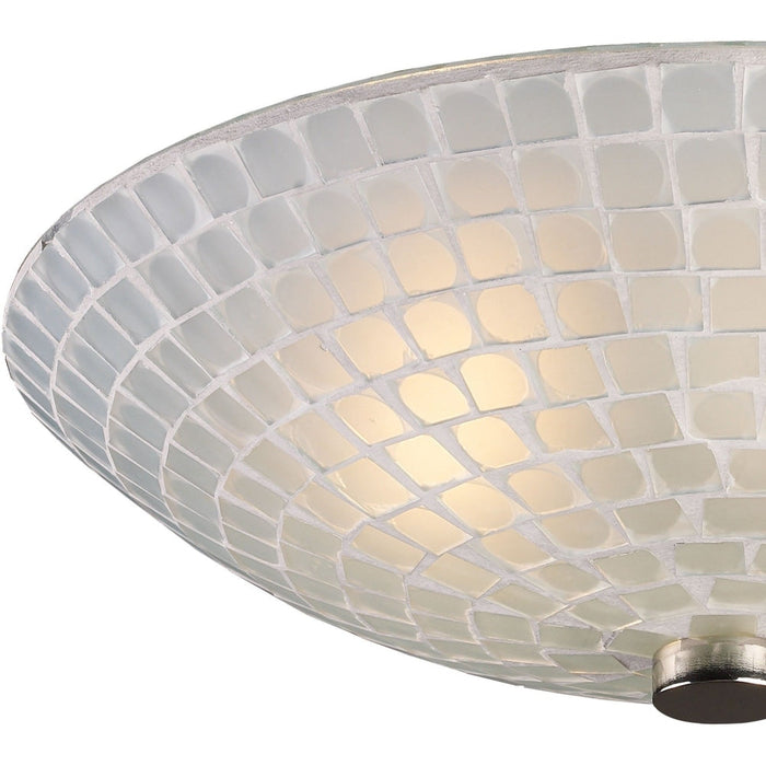 Fusion Satin Nickel Semi Flush Mount - Semi-Flushmounts