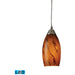 Galaxy Satin Nickel LED Mini Pendant - Mini-Pendants