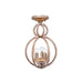 Garland 3 Light Distressed Twilight Ceiling Mount - Semi-Flushmounts
