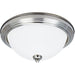 Geary Brushed Nickel Flush Mount - Flushmounts