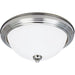 Geary Brushed Nickel Flush Mount - Flushmounts