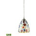 Gemstone Satin Nickel LED Mini Pendant - Mini-Pendants