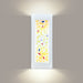 Gemstones Satin White Wall Sconce - Wall Sconce