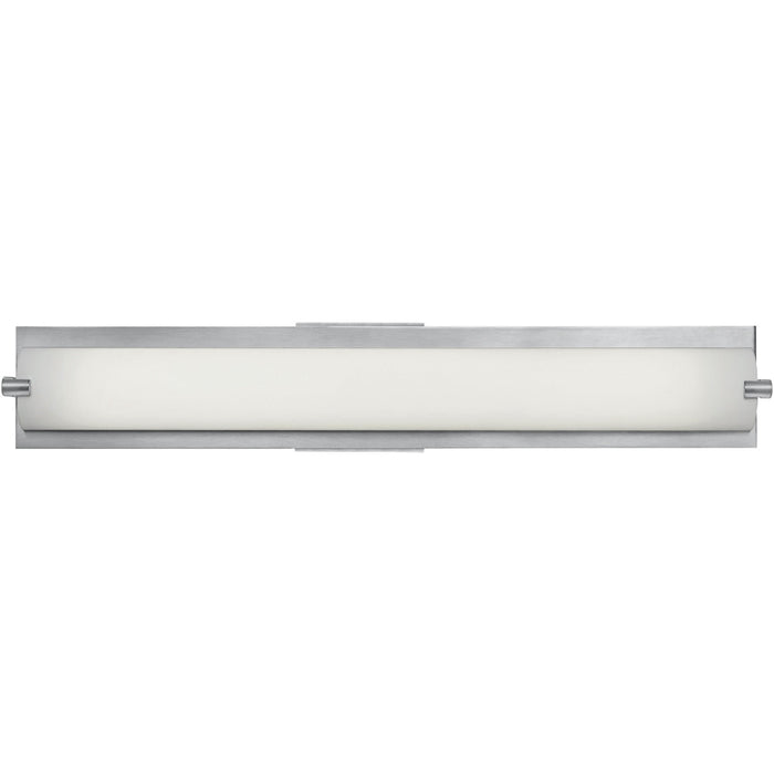 Geneva Brushed Steel LED Vanity - Bath & Vanity