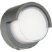 Geo Matte Black 3 Light LED Outdoor Wall Sconce - Outdoor Wall Sconces