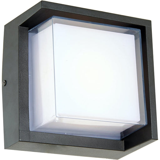 Geo Matte Black 5 Light LED Outdoor Wall Sconce - Outdoor Wall Sconces