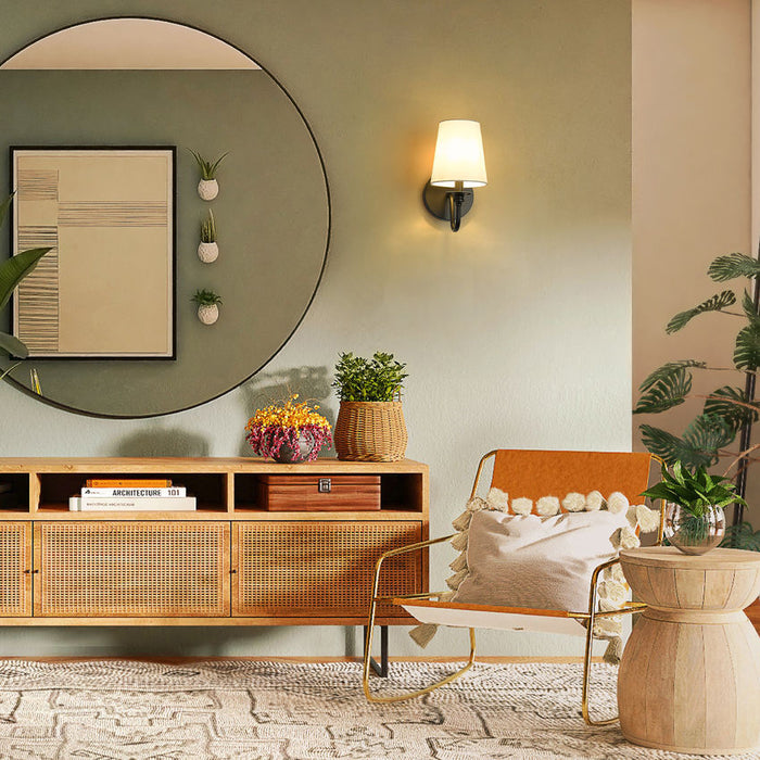 Gianna Matte Black 1 Light Wall Sconce Z-Lite 7509-1S-MB | theLightShop