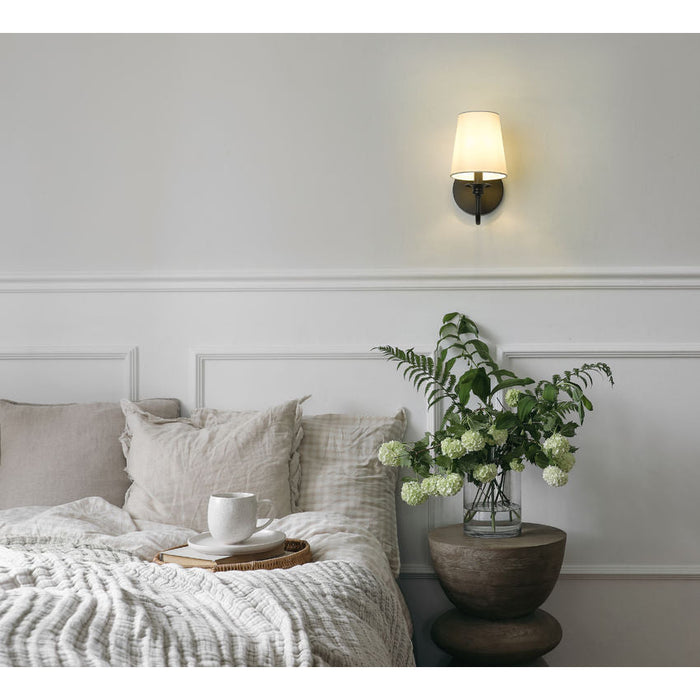 Gianna Matte Black 1 Light Wall Sconce Z-Lite 7509-1S-MB | theLightShop