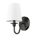 Gianna Matte Black 1 Light Wall Sconce Z-Lite 7509-1S-MB | theLightShop