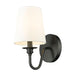 Gianna Matte Black 1 Light Wall Sconce Z-Lite 7509-1S-MB | theLightShop