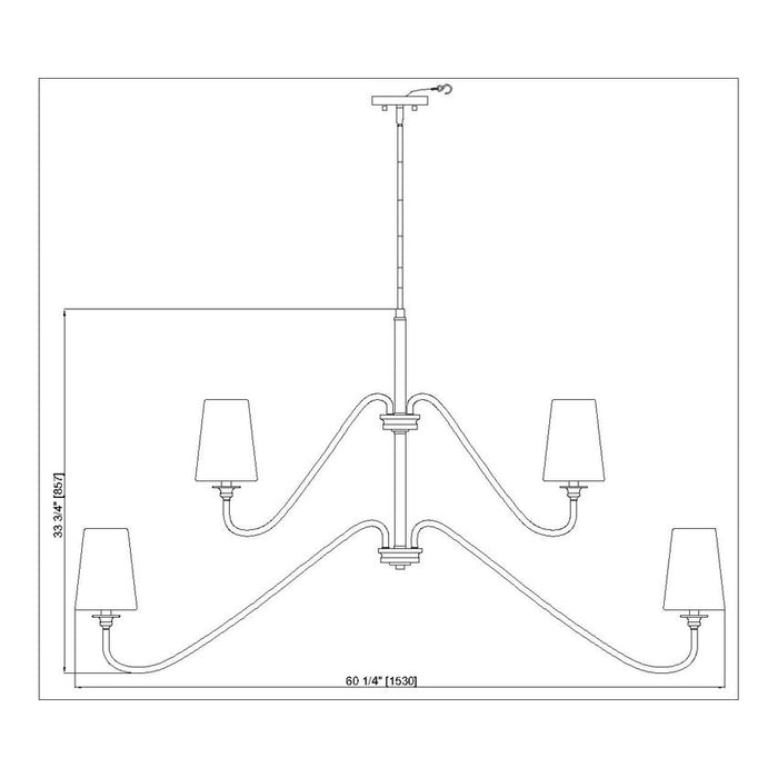 Gianna Matte Black 12 Light Chandelier Z-Lite 7509-12-60MB | theLightShop