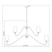 Gianna Matte Black 12 Light Chandelier Z-Lite 7509-12-60MB | theLightShop