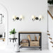 Gianna Matte Black 2 Light Wall Sconce Z-Lite 7509-2S-MB | theLightShop