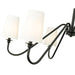 Gianna Matte Black 6 Light 46 Inch Chandelier Z-Lite 7509-6-46MB | theLightShop