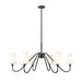 Gianna Matte Black 6 Light 46 Inch Chandelier Z-Lite 7509-6-46MB | theLightShop