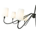 Gianna Matte Black 8 Light Chandelier Z-Lite 7509-8-60MB | theLightShop