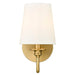 Gianna Modern Gold 1 Light Wall Sconce Z-Lite 7509-1S-MGLD | theLightShop
