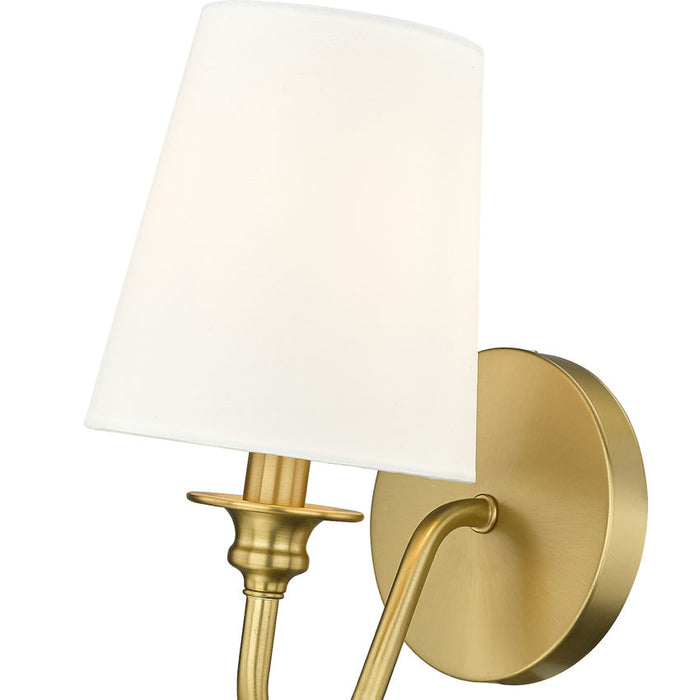 Gianna Modern Gold 1 Light Wall Sconce Z-Lite 7509-1S-MGLD | theLightShop