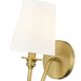 Gianna Modern Gold 1 Light Wall Sconce Z-Lite 7509-1S-MGLD | theLightShop