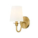 Gianna Modern Gold 1 Light Wall Sconce Z-Lite 7509-1S-MGLD | theLightShop