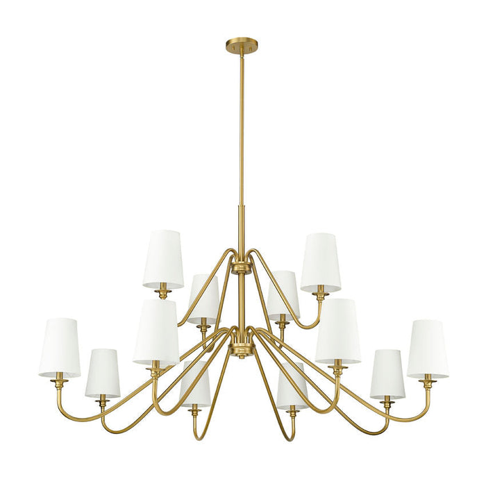 Gianna Modern Gold 12 Light Chandelier Z-Lite 7509-12-60MGLD | theLightShop