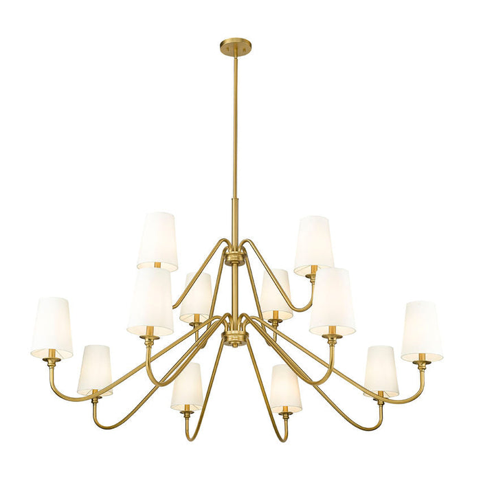 Gianna Modern Gold 12 Light Chandelier Z-Lite 7509-12-60MGLD | theLightShop